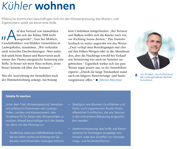 Thema Supersommer 2018 - Jan Muhlert im Wirtschaftsmagazin IHK Pfalz