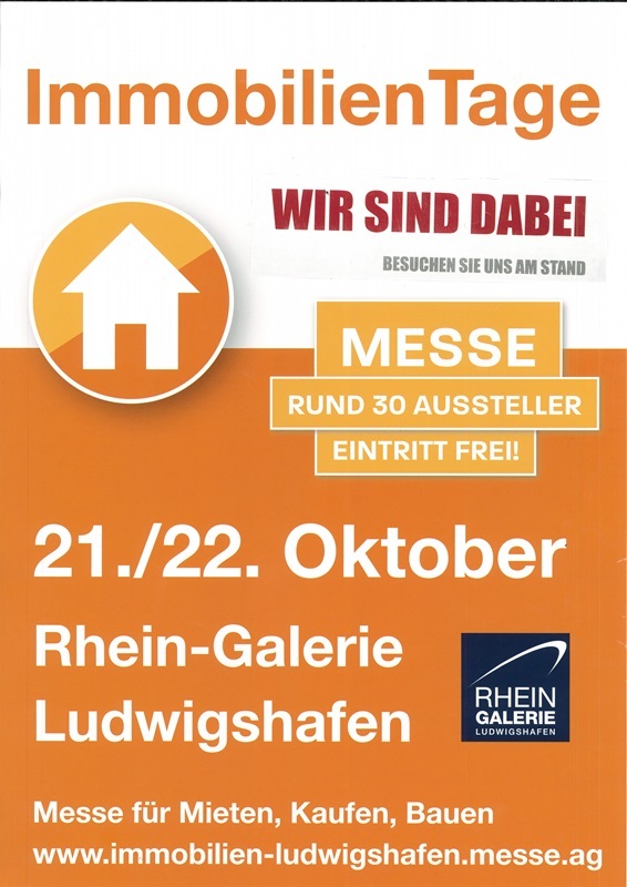 ImmobilienTage in Ludwigshafen – Wir sind dabei!
